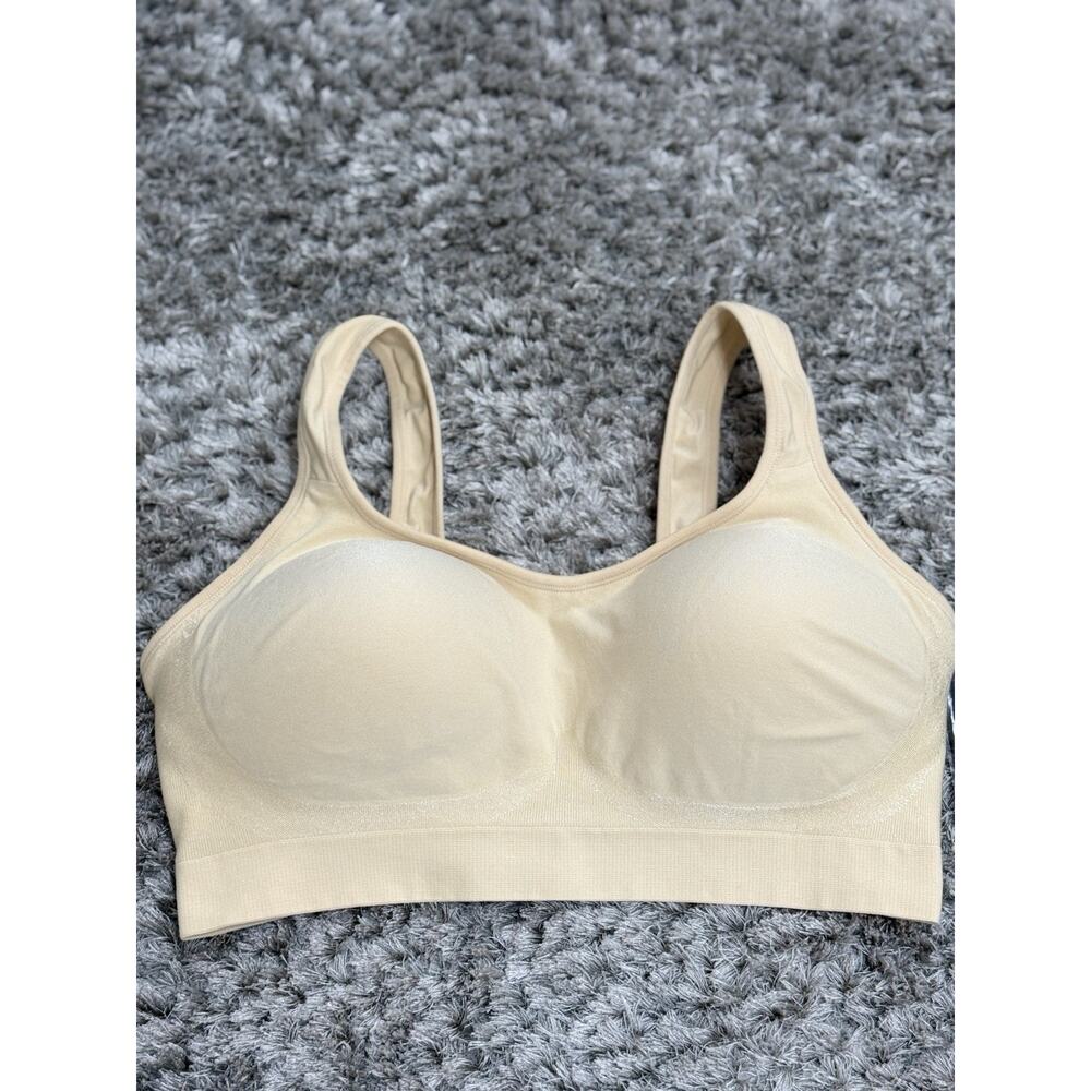 Underoutfit Style 457 Comfort Shaping Bra Size XL Beige With Bra Extender NWT - Picture 2 of 9